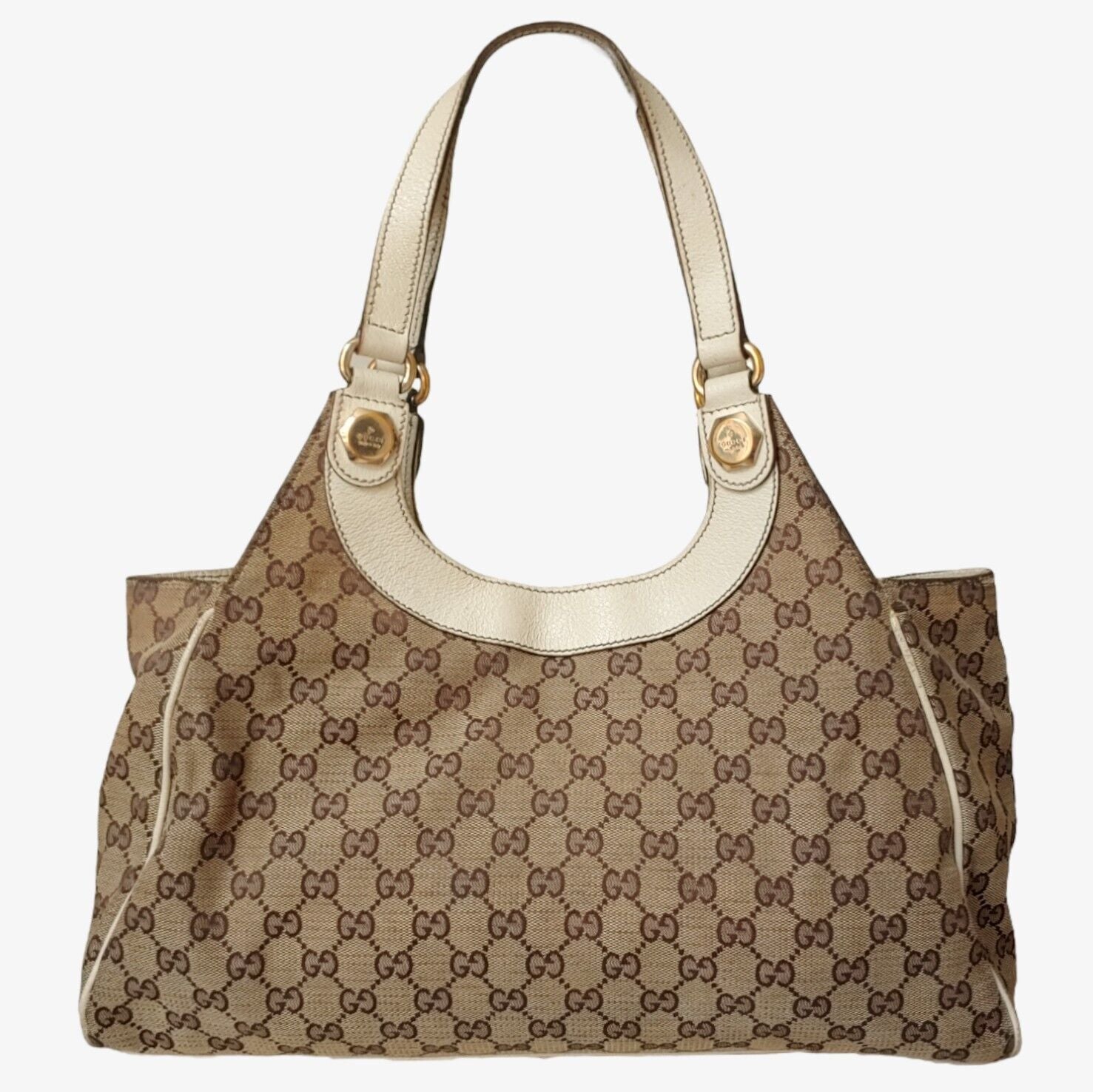 Gucci GG Canvas Shoulder Tote Bag