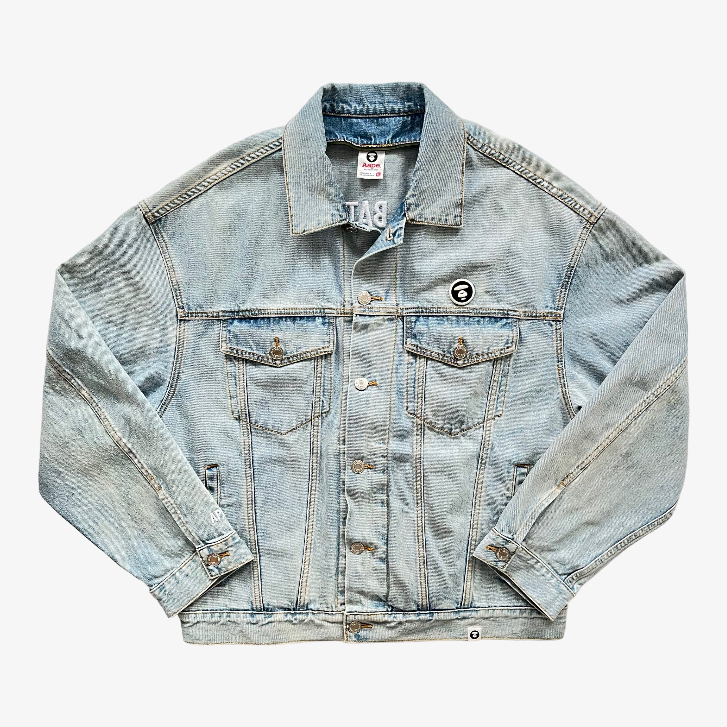 Vintage BAPE AAPE Denim Jacket | Casspio's Dream