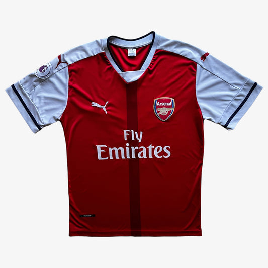 Mens Puma 2016 - 2017 Arsenal Alexis Sanchez 7 Red Home Football Jersey - Casspios Dream