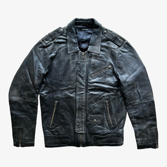 The Kooples Black Leather Driving Jacket - Casspios Dream