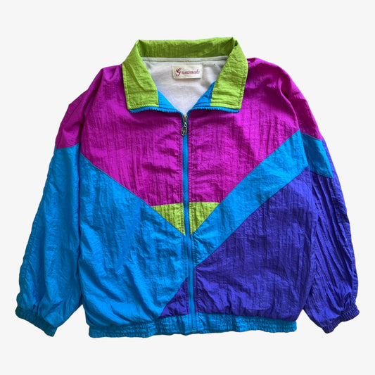 Vintage 80s Mens G Casuals Vibrant Track Jacket - Casspios Dream