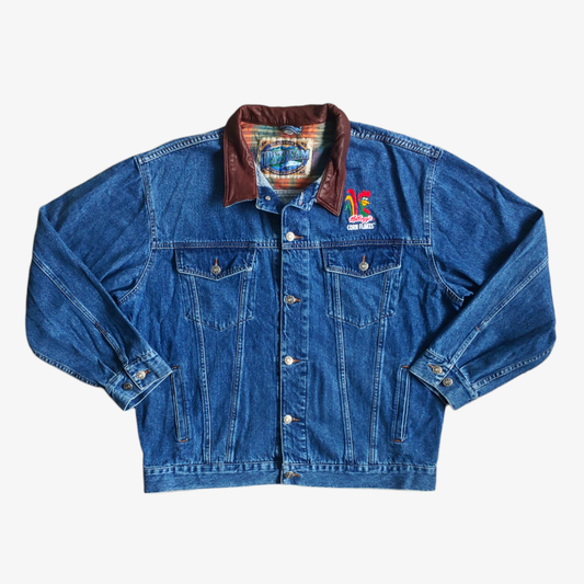 Vintage 90s Dunbrooke Kelloggs Promotional Denim Jacket - Casspios Dream