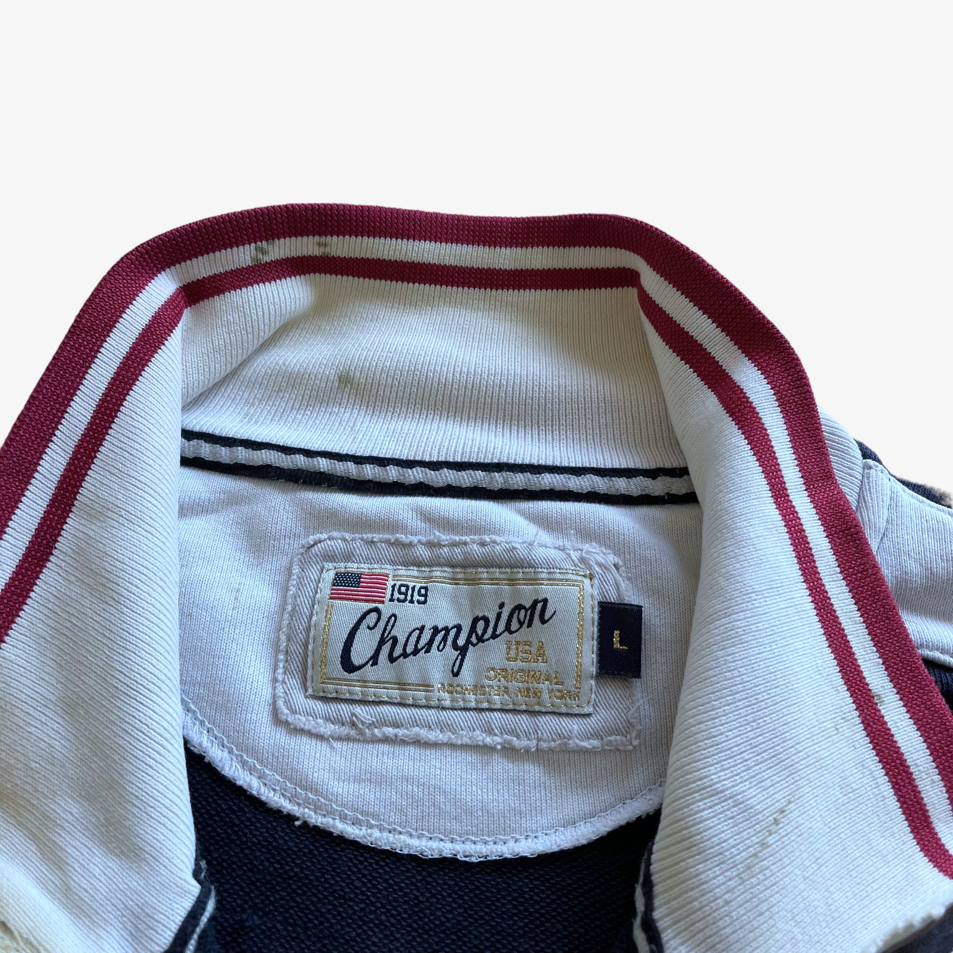 Vintage 90s Mens Champion USA Track Jacket Label - Casspios Dream