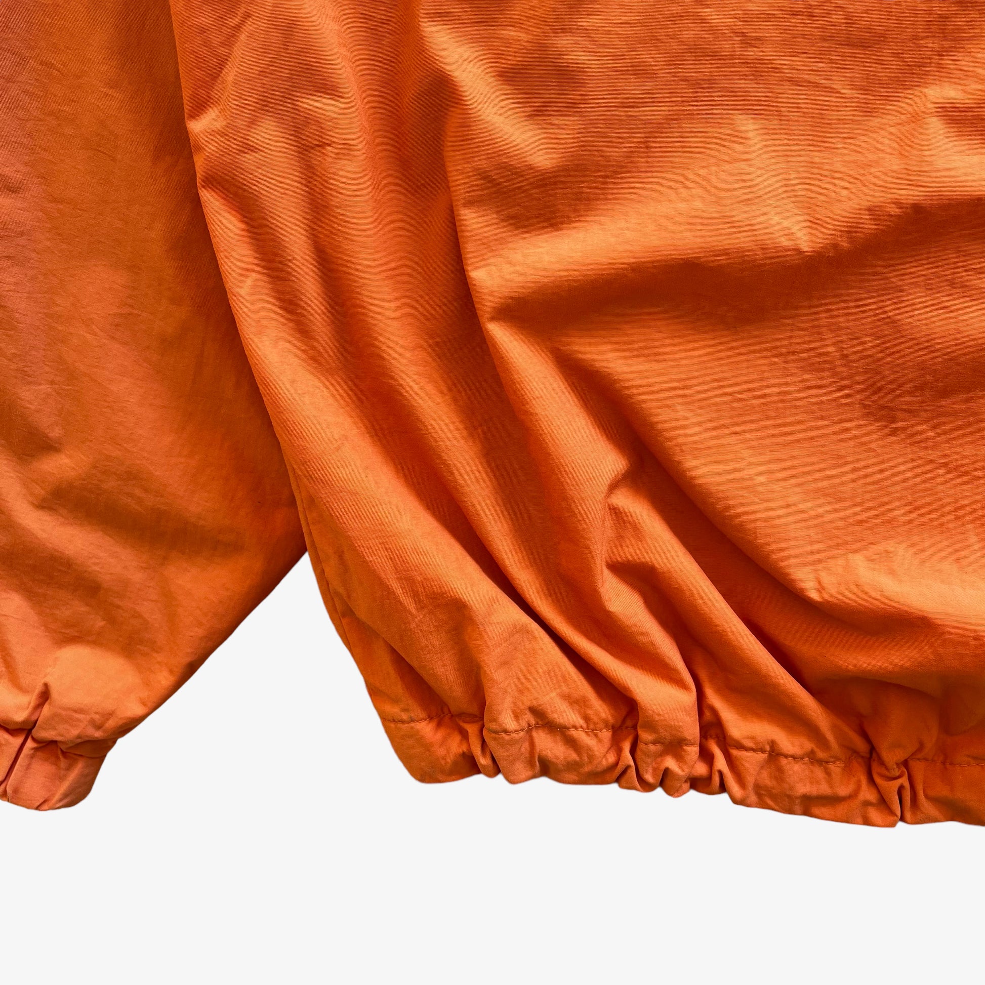Vintage 90s Mens Ralph Lauren Polo Sport Orange Windbreaker Jacket Back Hem - Casspios Dream