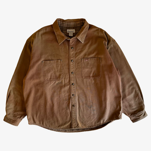 Vintage Y2K Mens Carhartt Brown Jacket - Casspios Dream