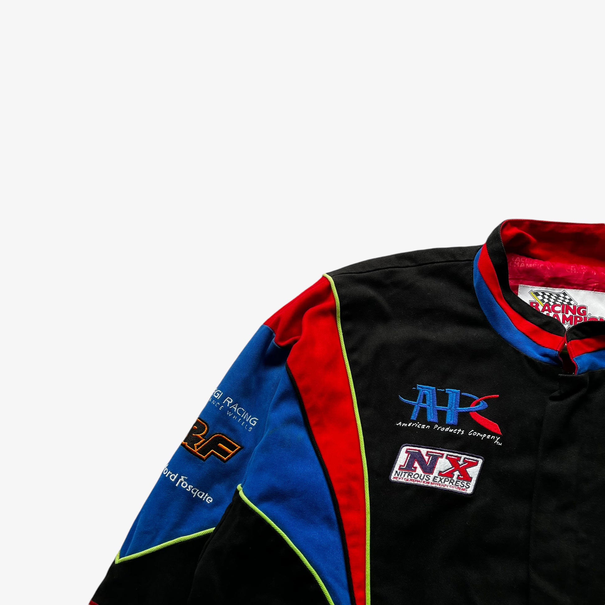 Vintage Y2K Mens Racing Champions The Fast And The Furious NASCAR Jacket Logo - Casspios Dream