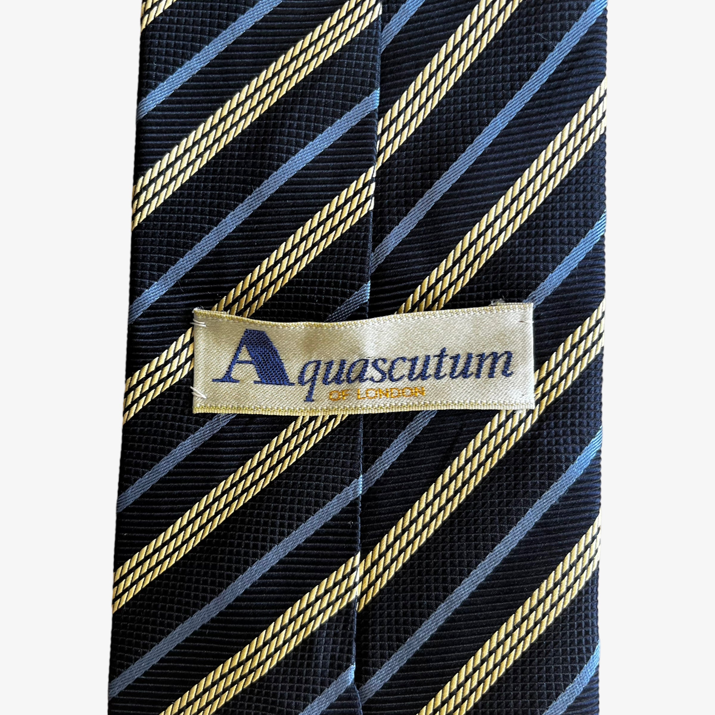 Aquascutum Striped Silk Tie