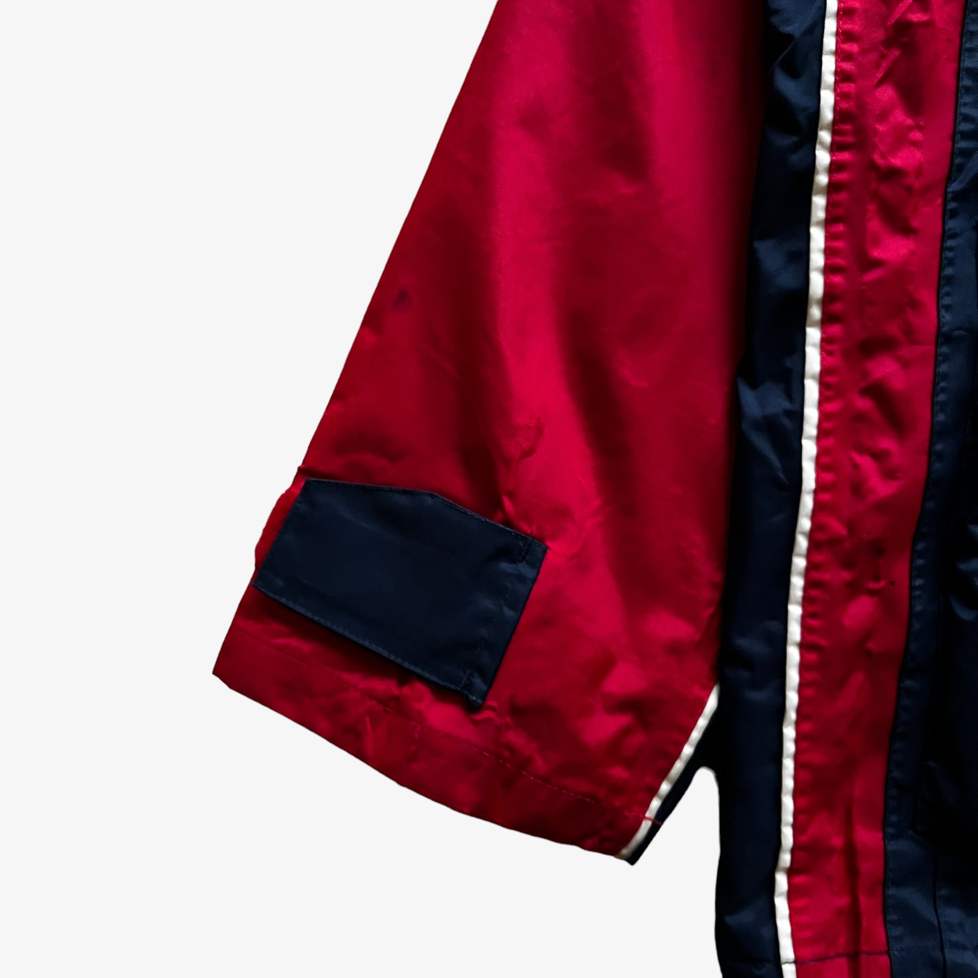 Vintage 90s Helly Hansen Red And Navy Sailing Jacket Cuff - Casspios Dream