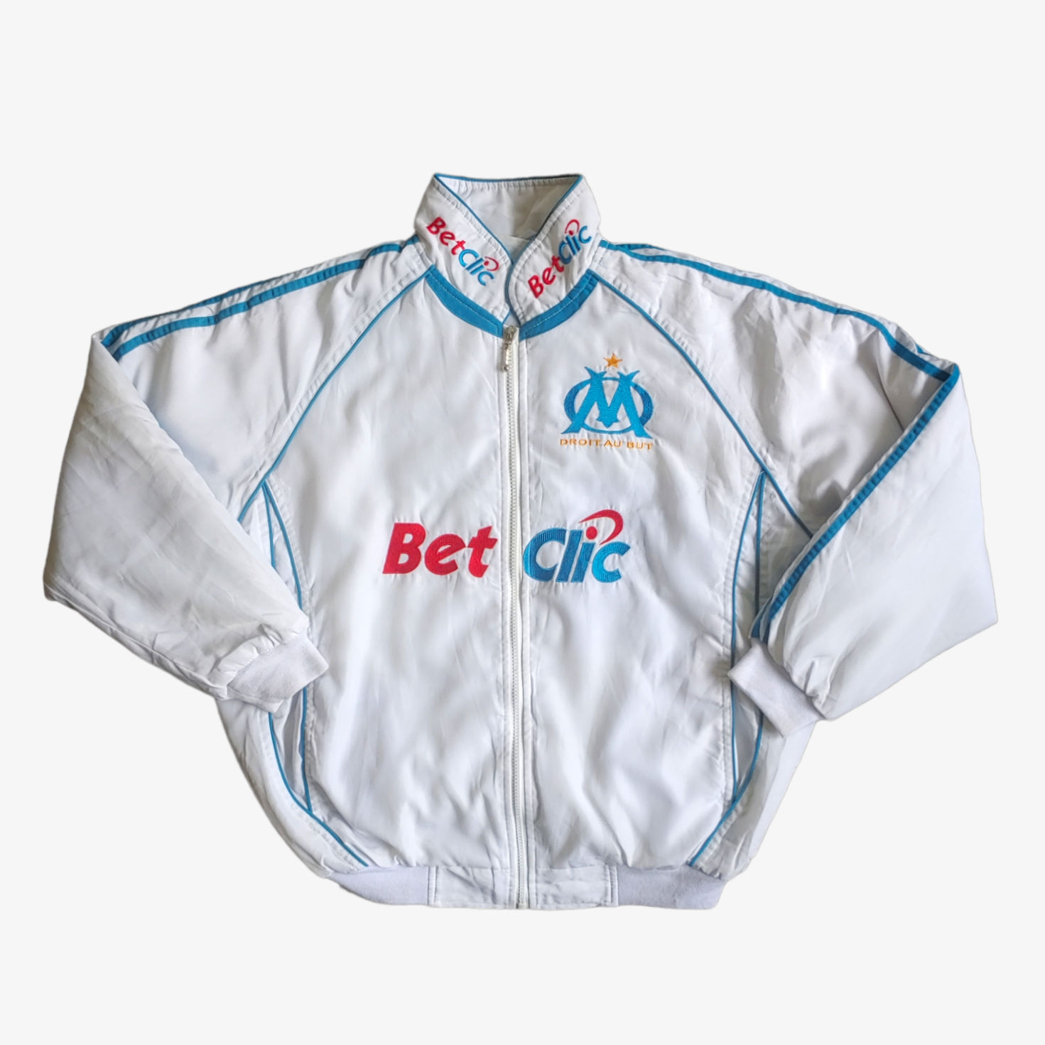 Vintage Y2K Olympique De Marseille Football Team Jacket - Casspios Dream