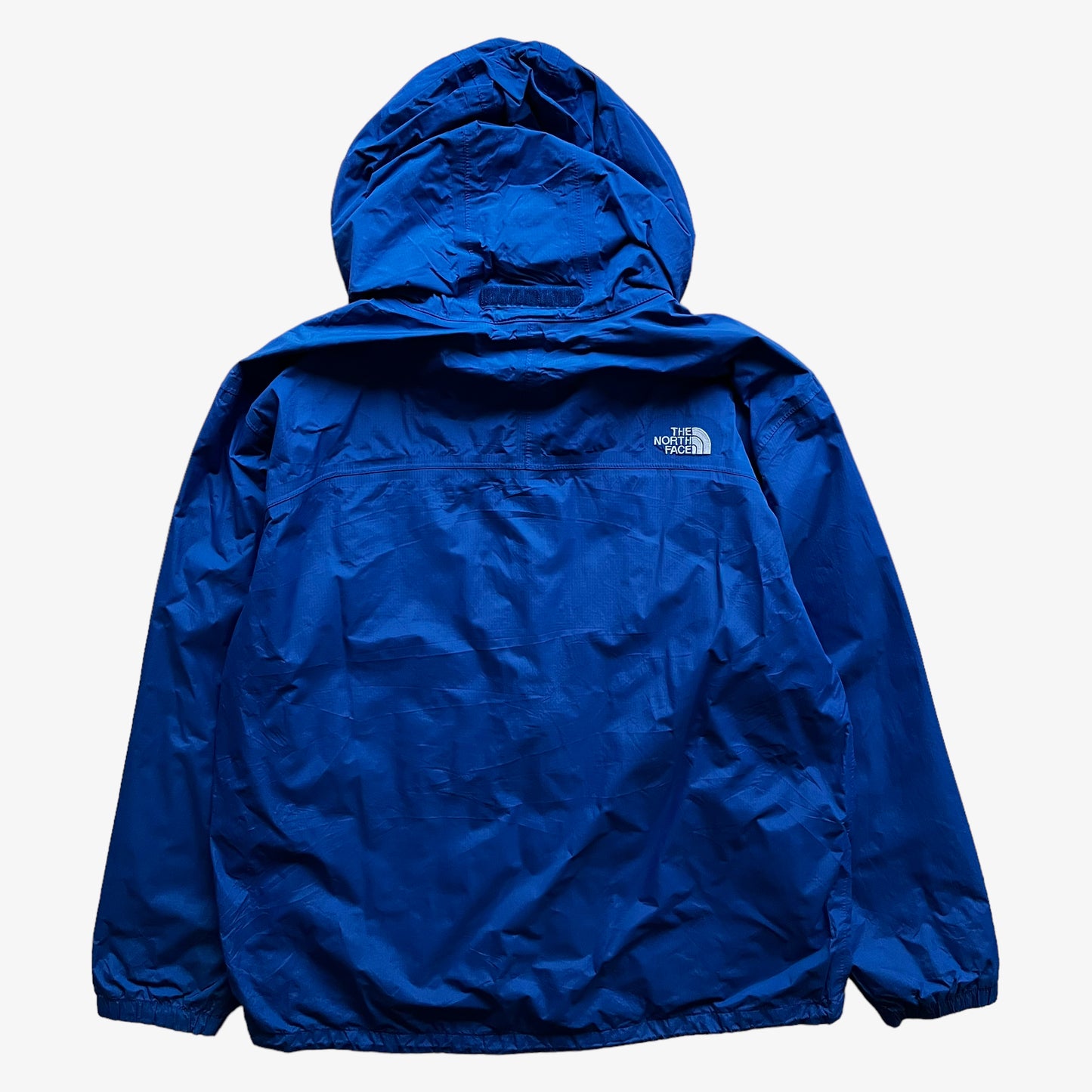 Vintage Y2K The North Face Blue Hyvent Jacket Back - Casspios Dream