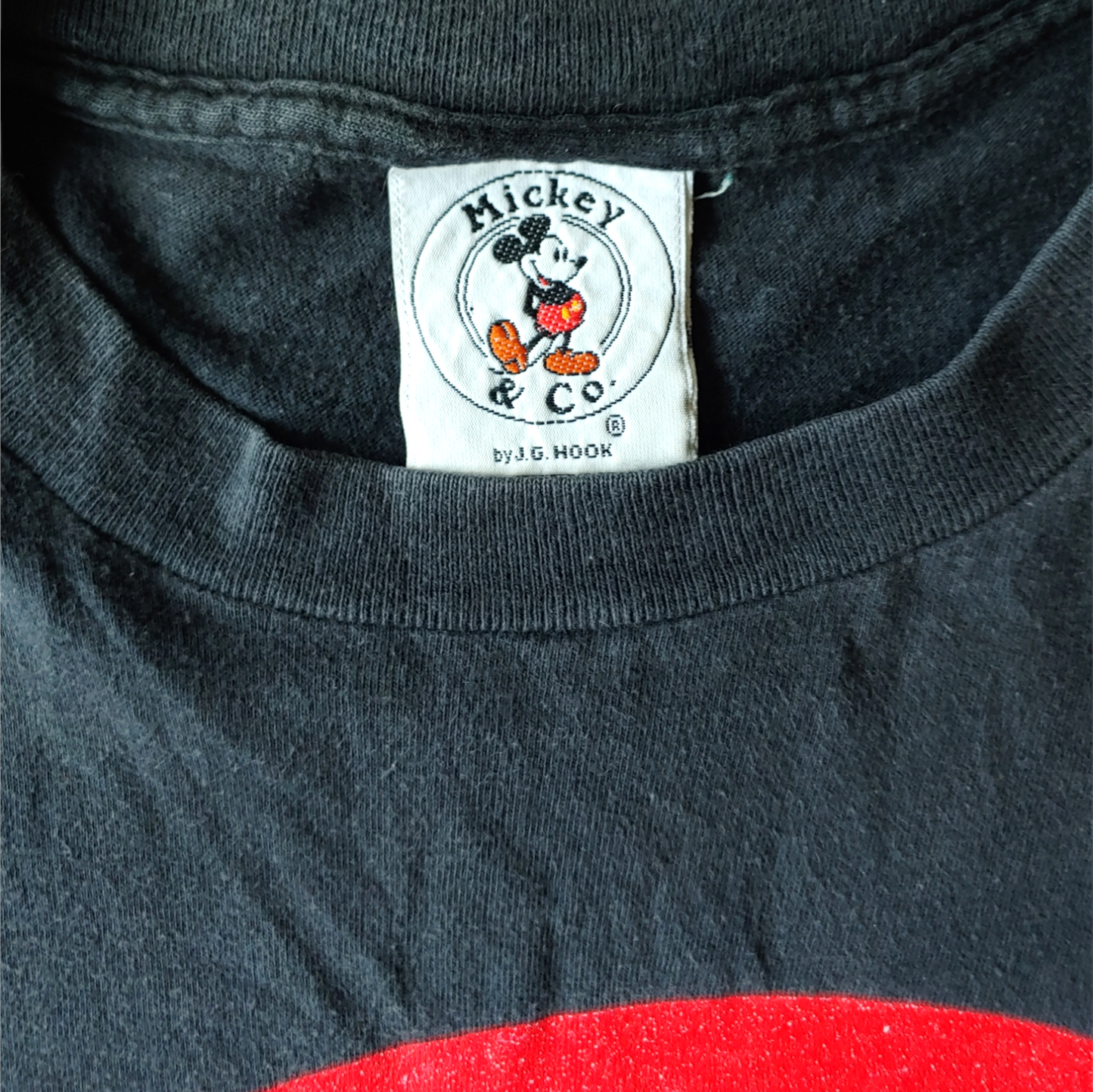 Vintage 90s Disney Mickey Double Sided Print Top T-Shirt By J.G. Hook Label - Casspios Dream