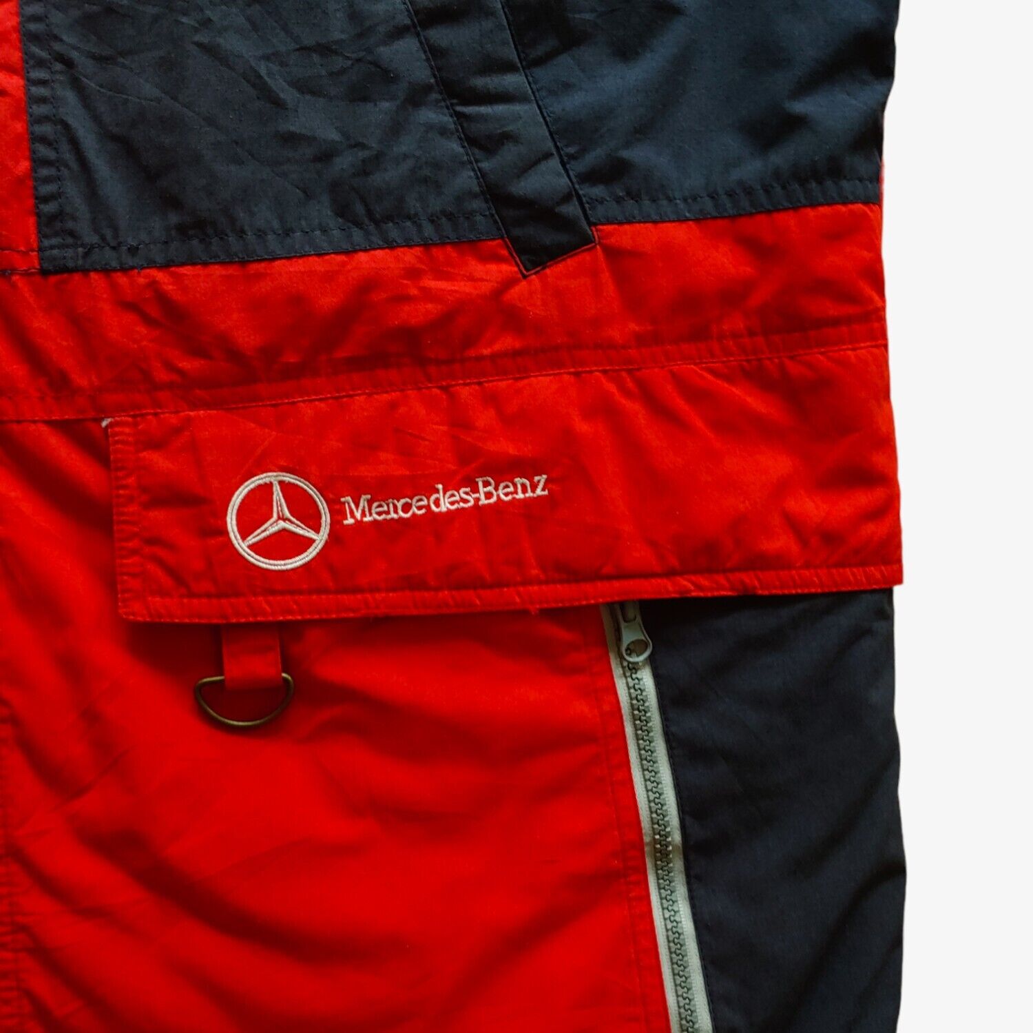 Vintage 90s Mercedes Benz Utility Tactical Jacket Logo - Casspios Dream