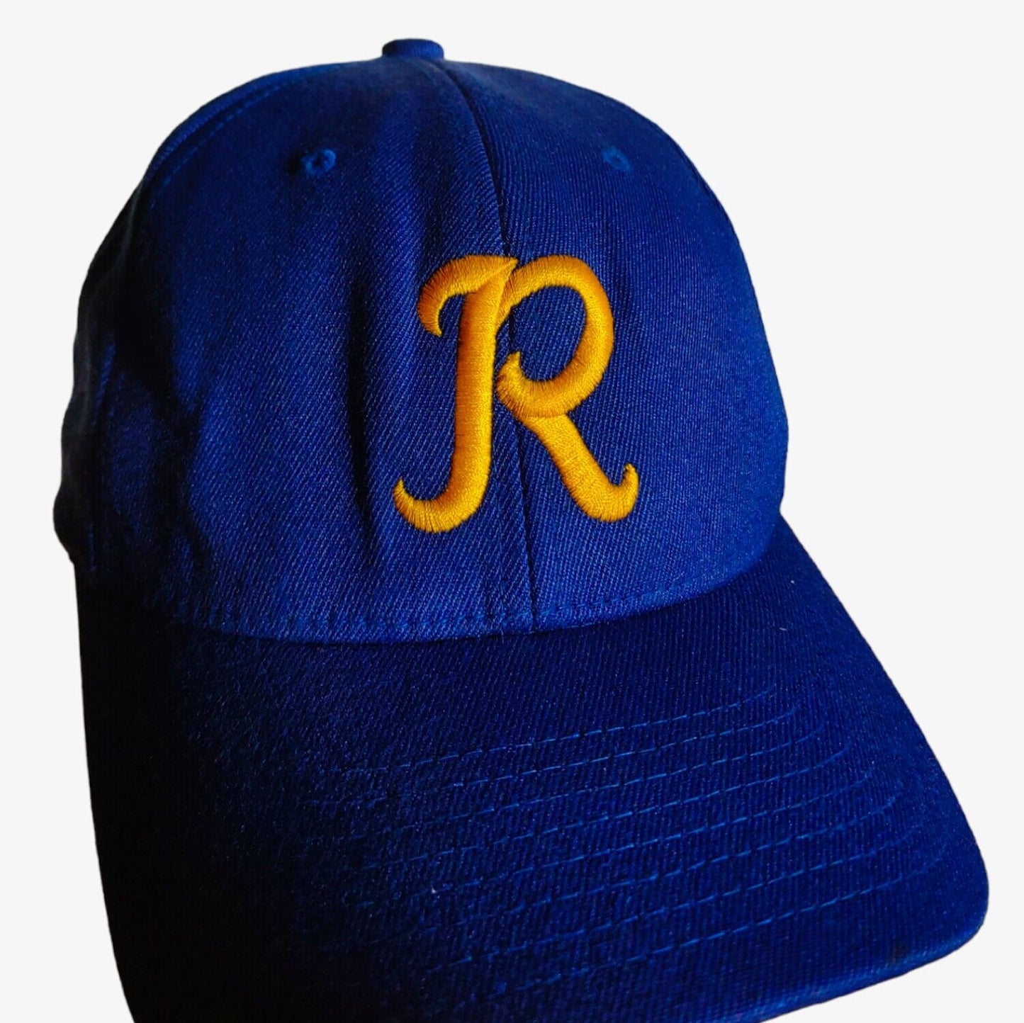 Vintage 90s Pacific Pro Series R Blue Cap Logo - Casspios Dream